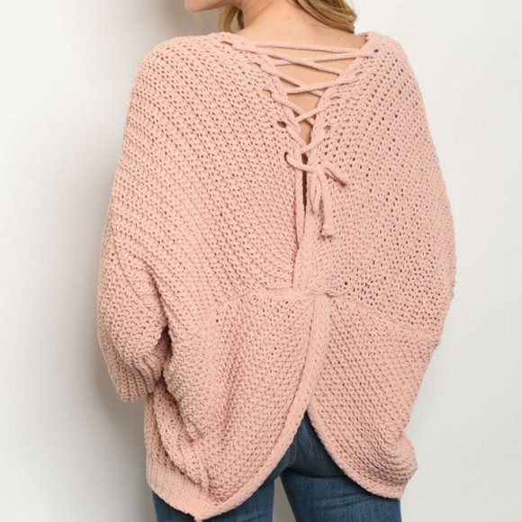 Pink Knit sweater - Picture 1 of 6